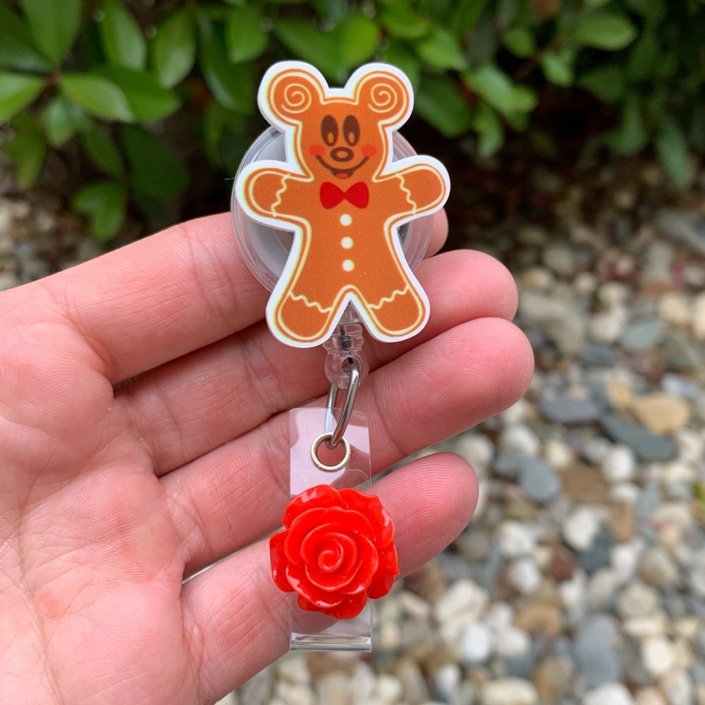 Gingerbread Badge Holder